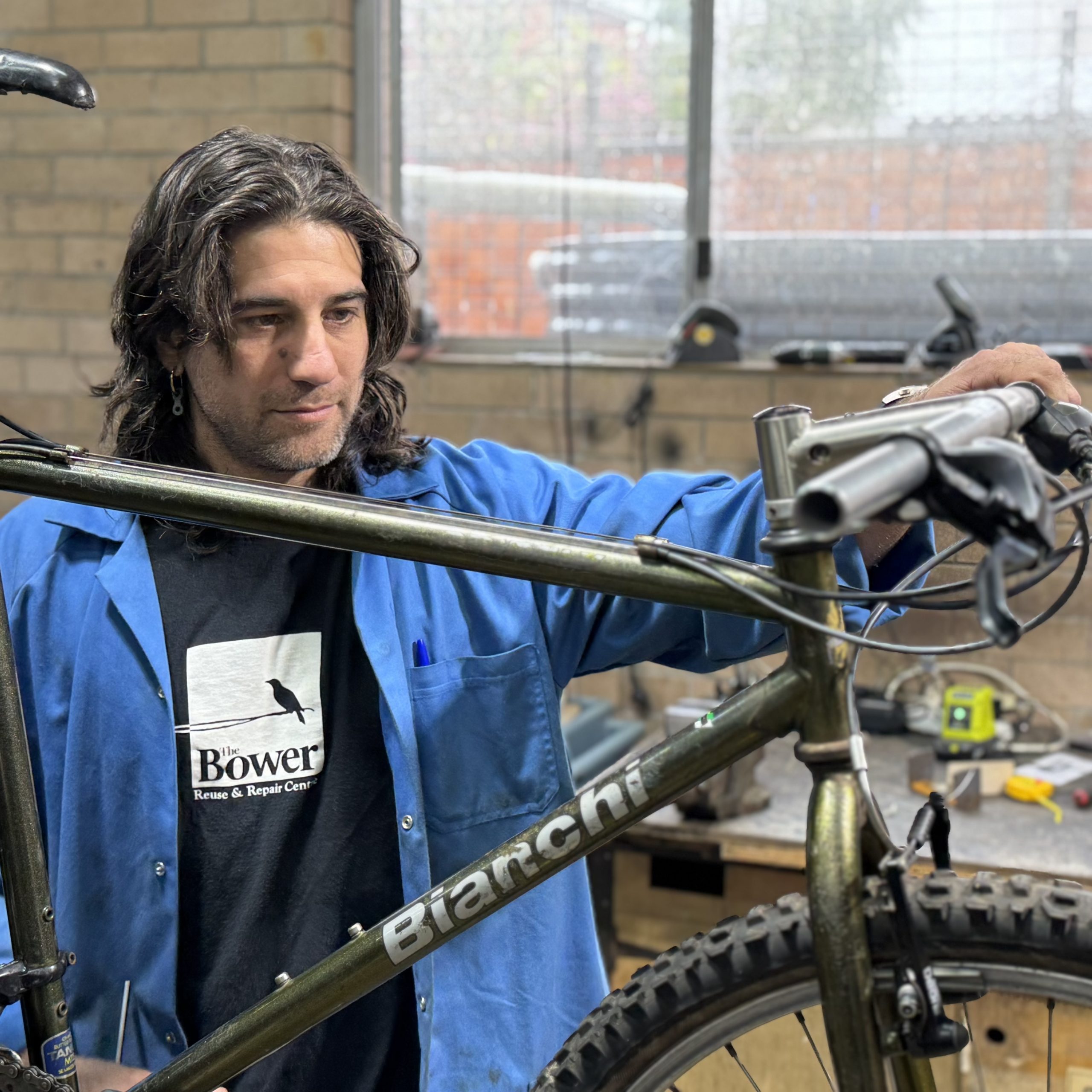 Bike repair shop at Summer Hill